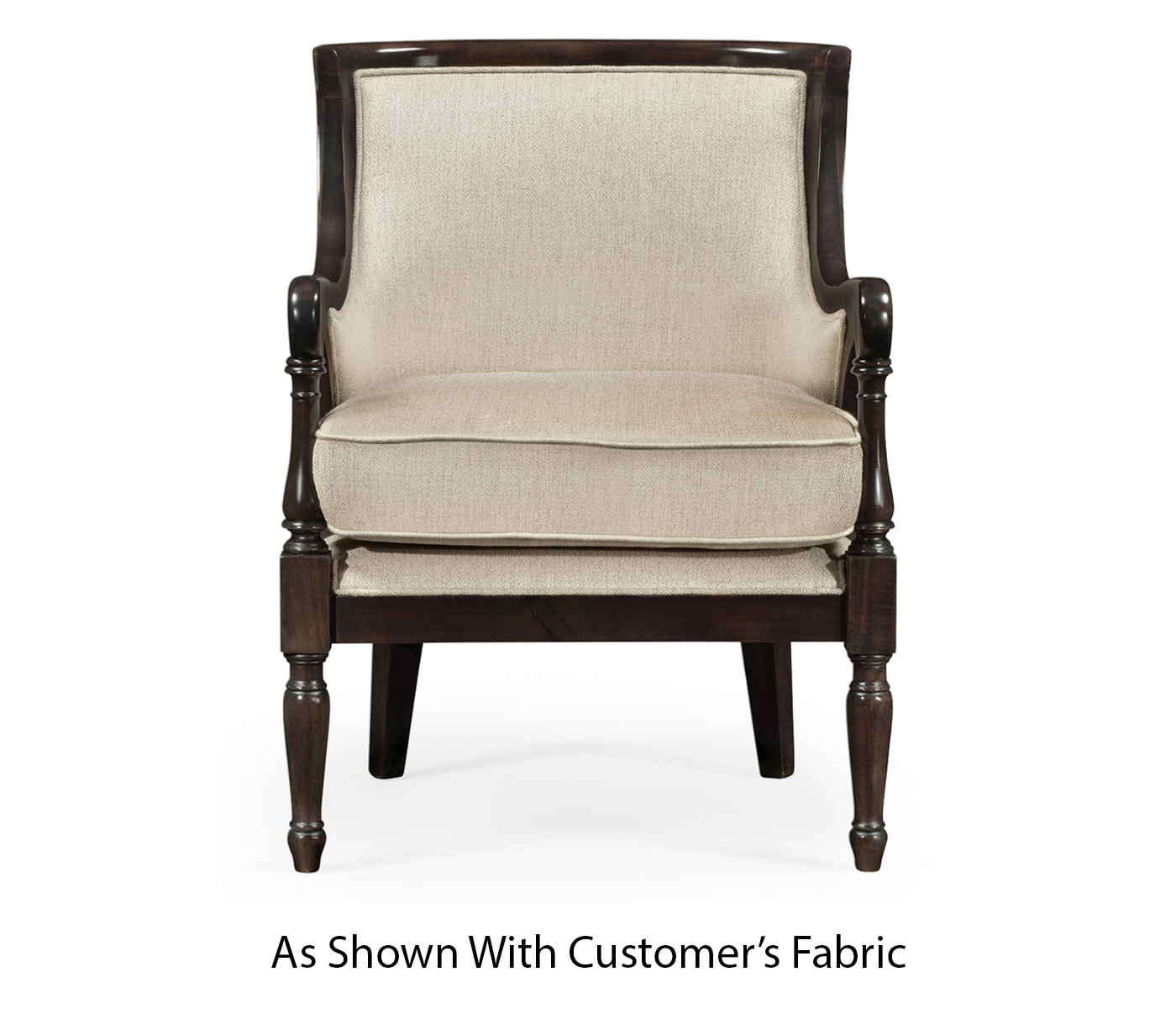Langkawi Curved Rattan Back Occasional Chair