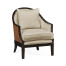 Rouded Langkawi Rattan Back Dining Chair