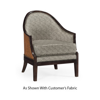 Rouded Langkawi Rattan Back Dining Chair