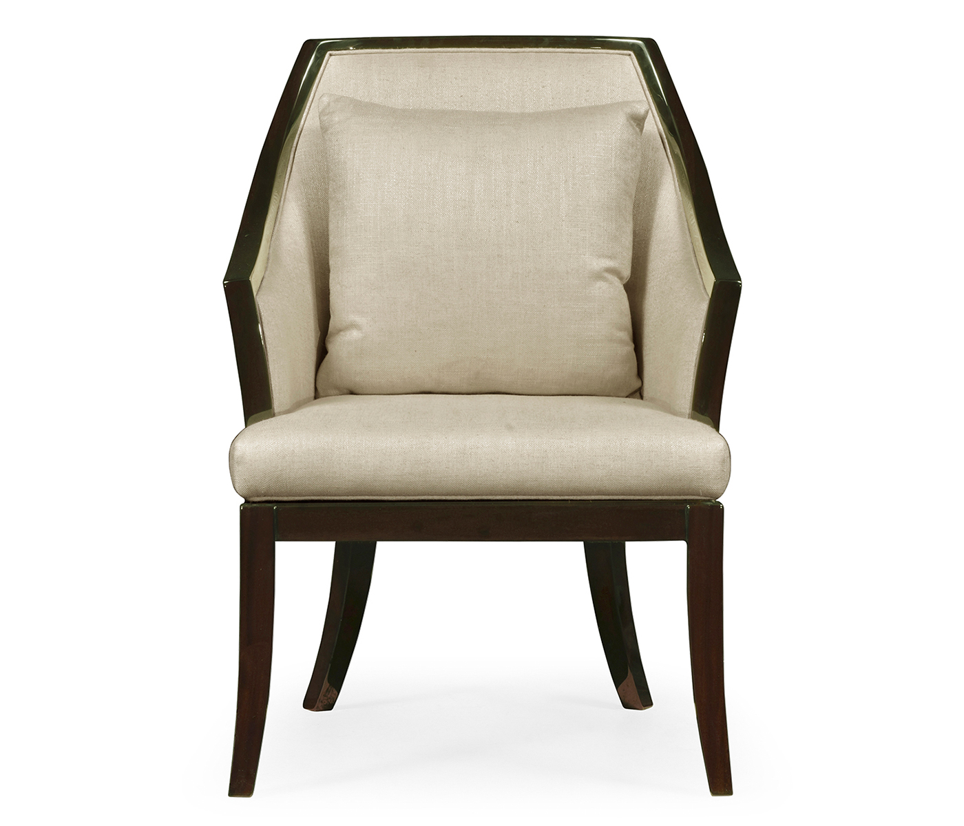 Langkawi Curved Sonokelling & Rattan Occasional Chair