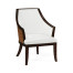 Langkawi Curved Sonokelling & Rattan Occasional Chair