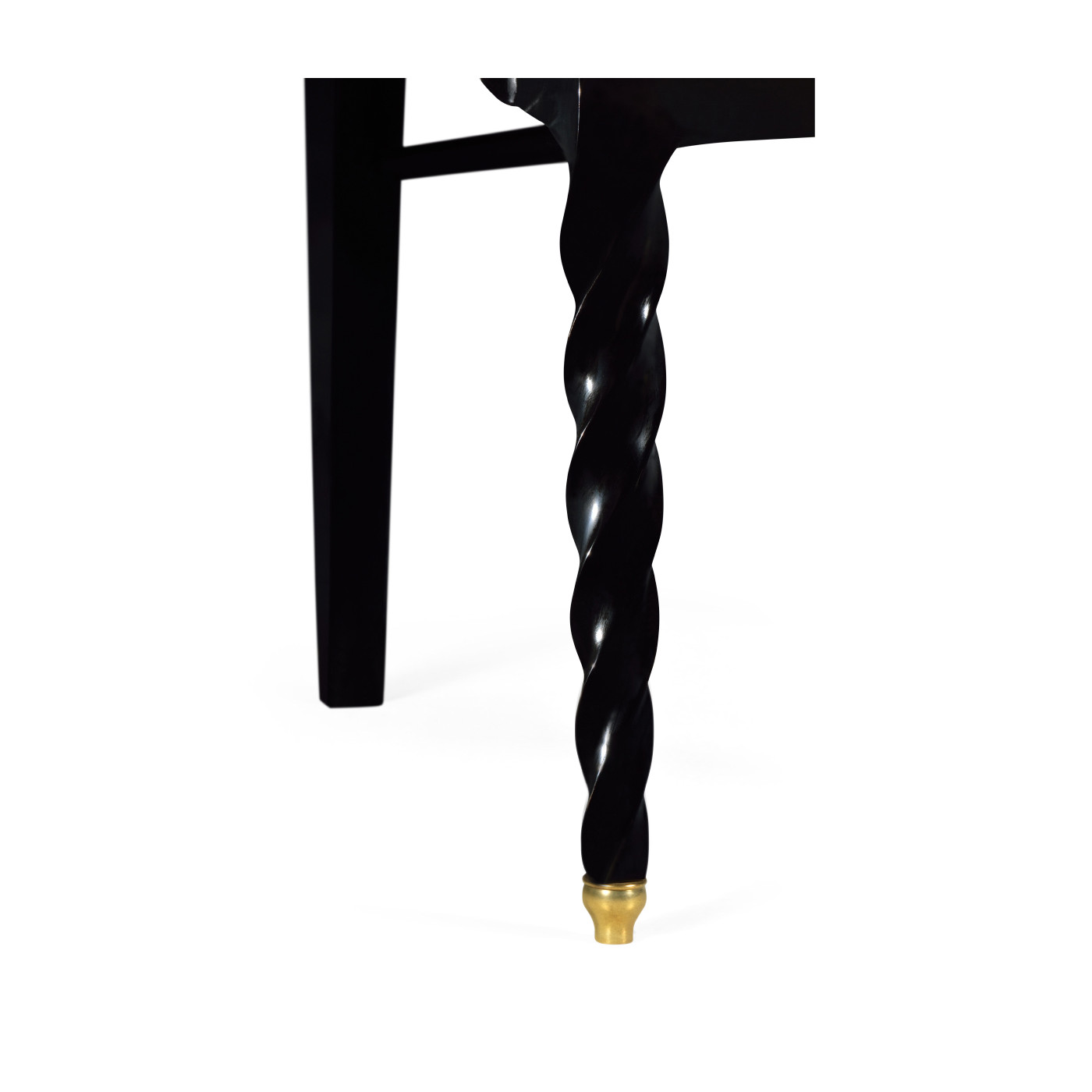 Black Barleytwist Dining Arm Chair