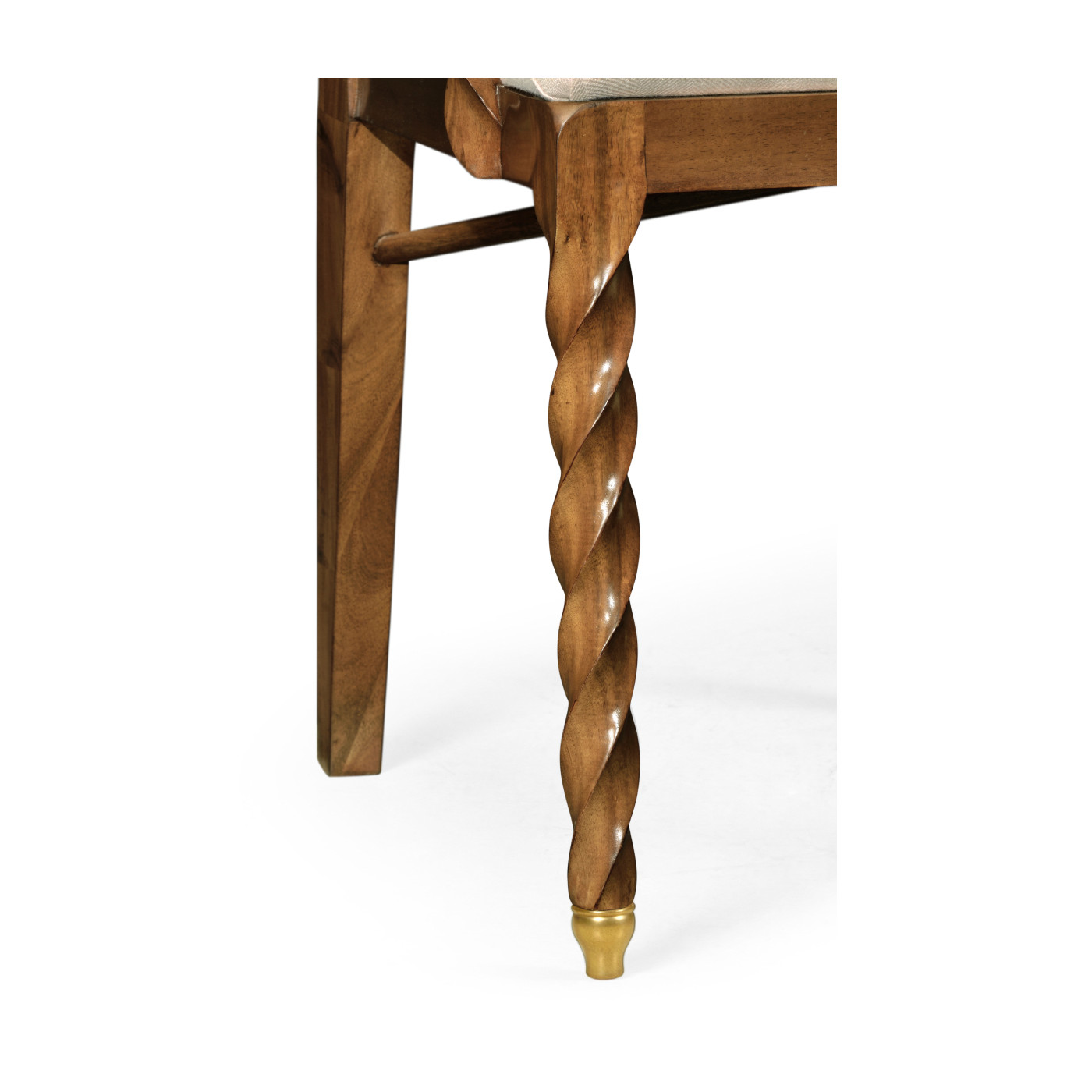 Walnut Barleytwist Dining Arm Chair