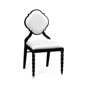 Black Barleytwist Dining Side Chair