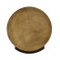 Round Oak with Large Oyster Side Table