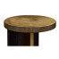 Round Oak with Large Oyster Side Table