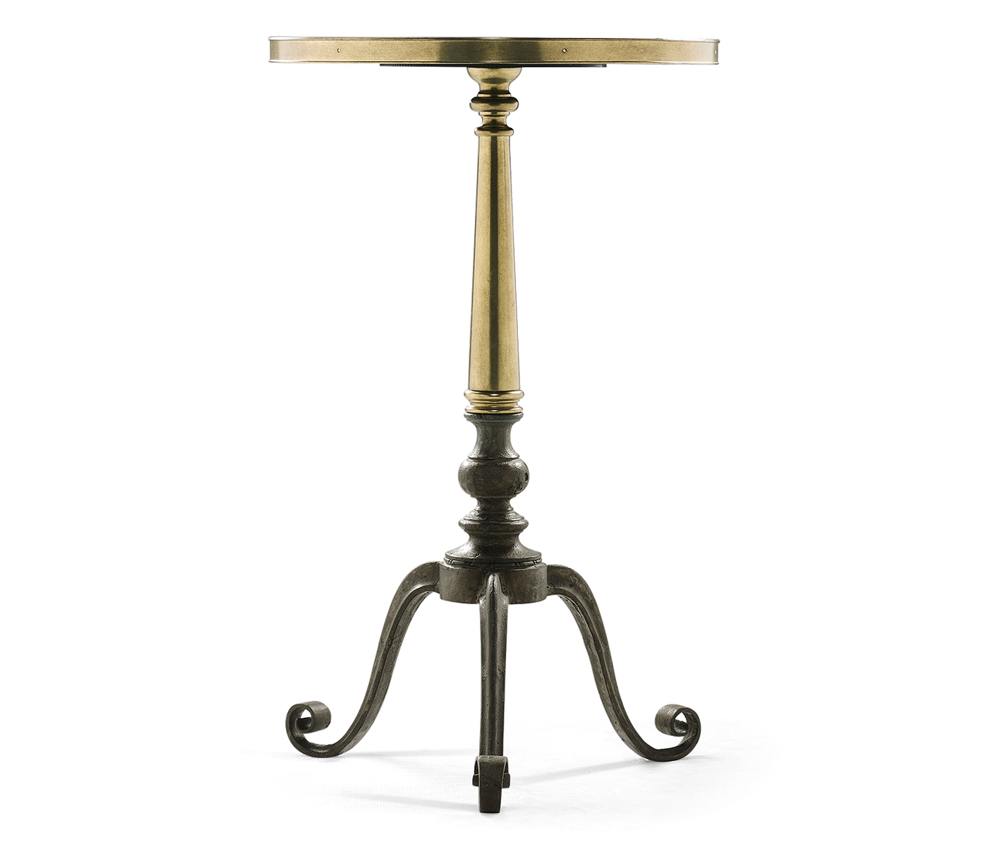Anitque Brass End Table