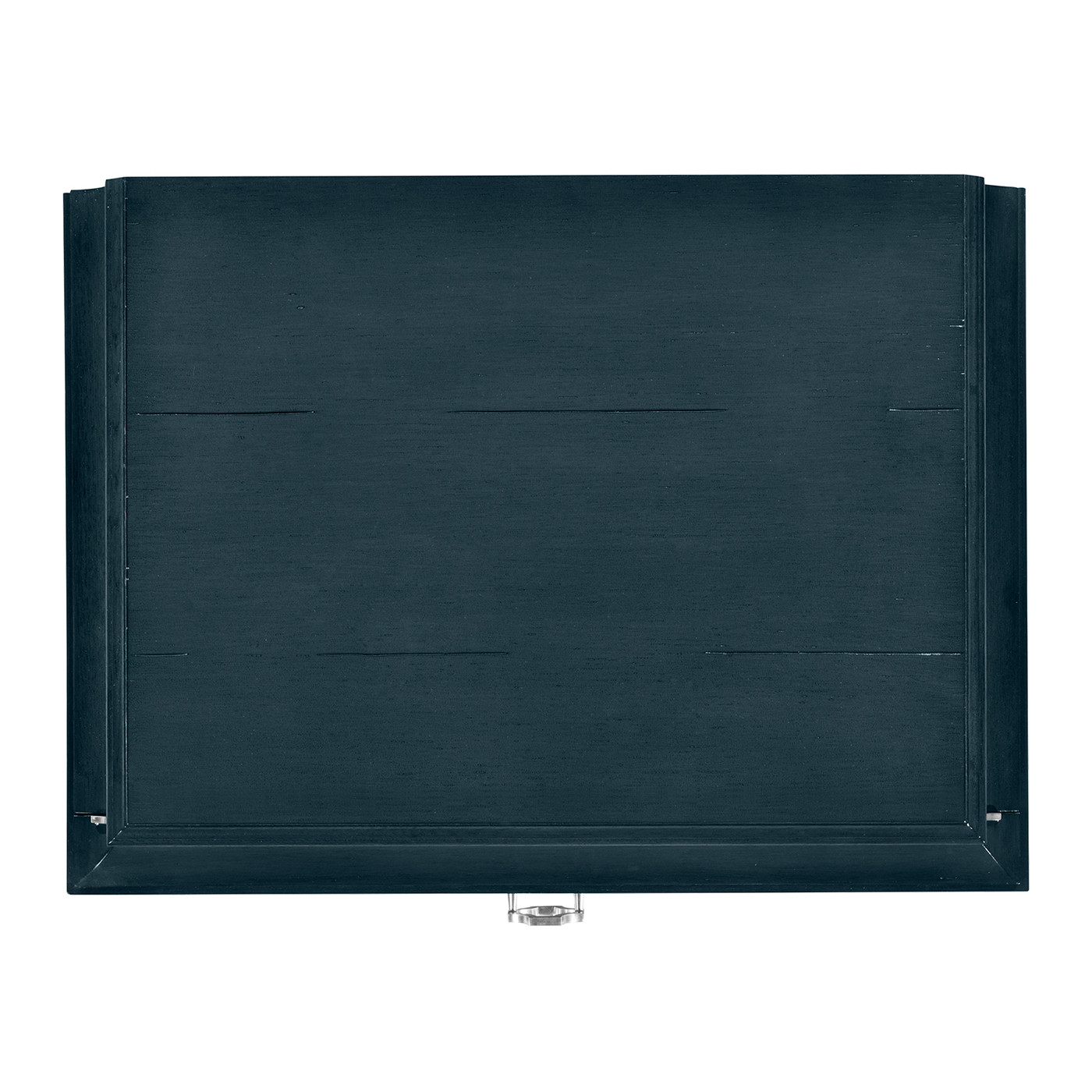 Small Antique Blue Oak Chest of Drawers