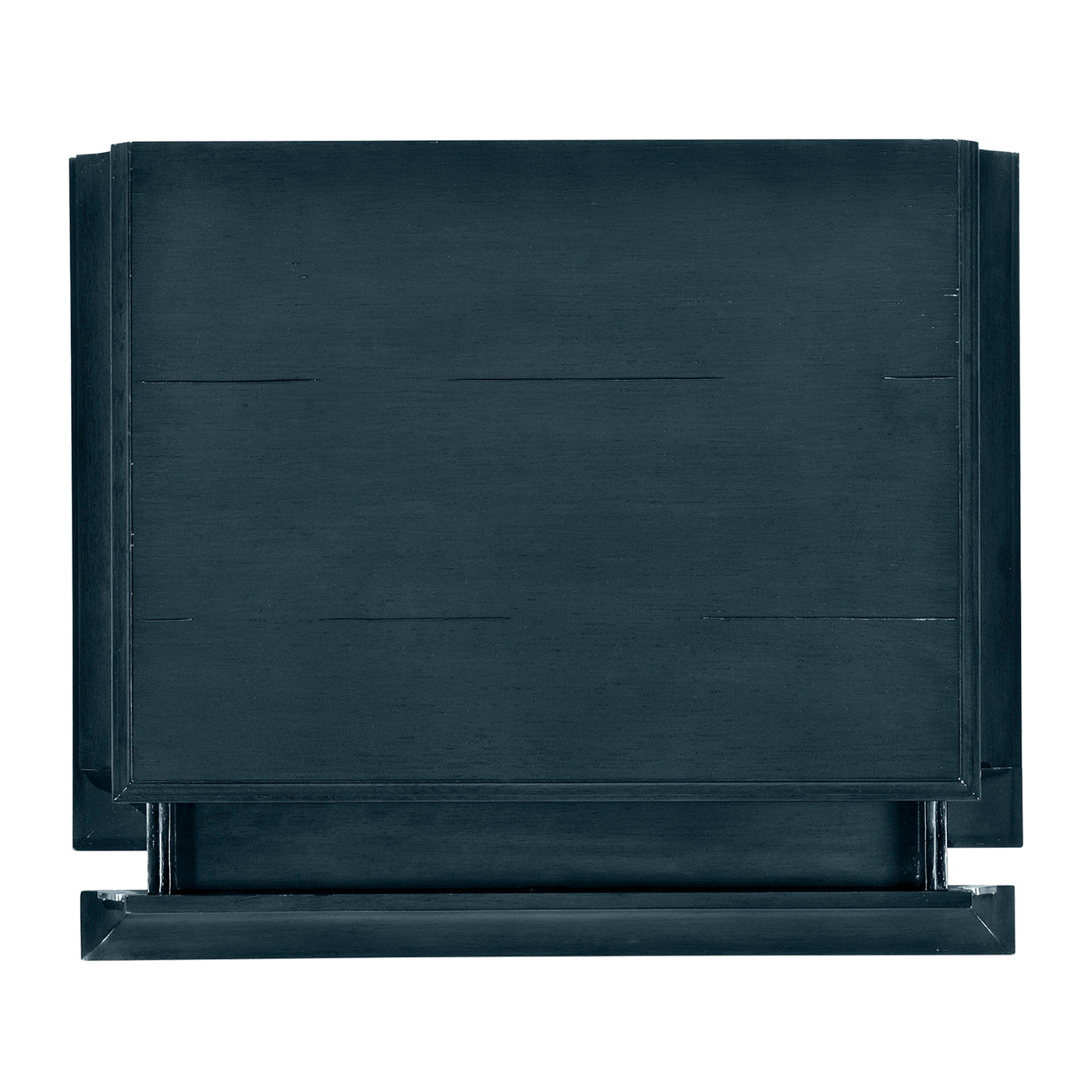 Small Antique Blue Oak Chest of Drawers