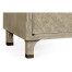 Greyed Oak Nightstand with Marble Top