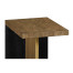 Rectangular Cut-Out Oak End Table