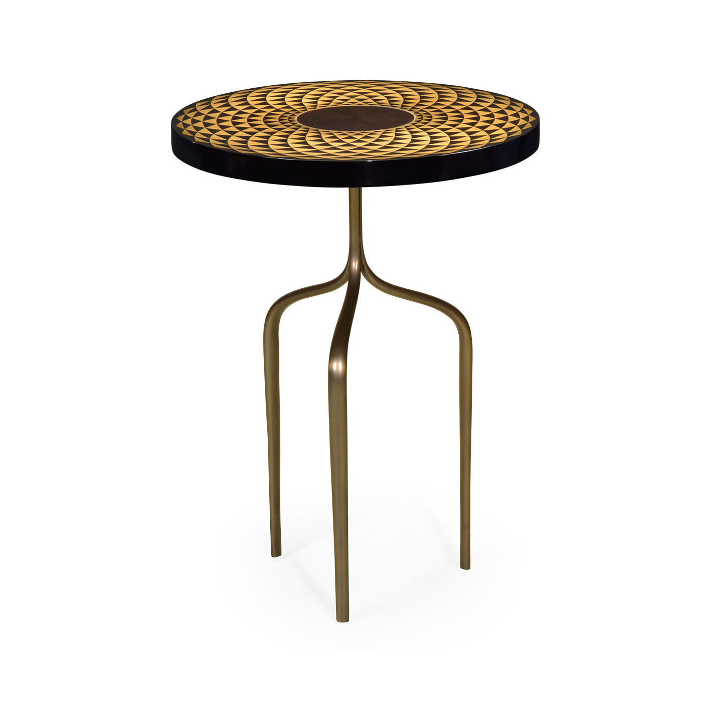 Helical Wine Table with Tripod Base