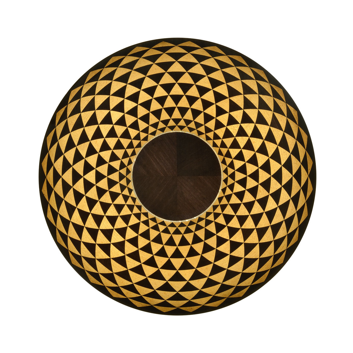 Helical Wine Table with Tripod Base