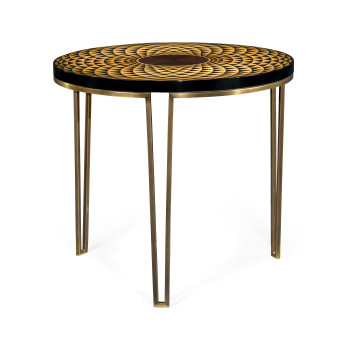 Helical Round Lamp Table
