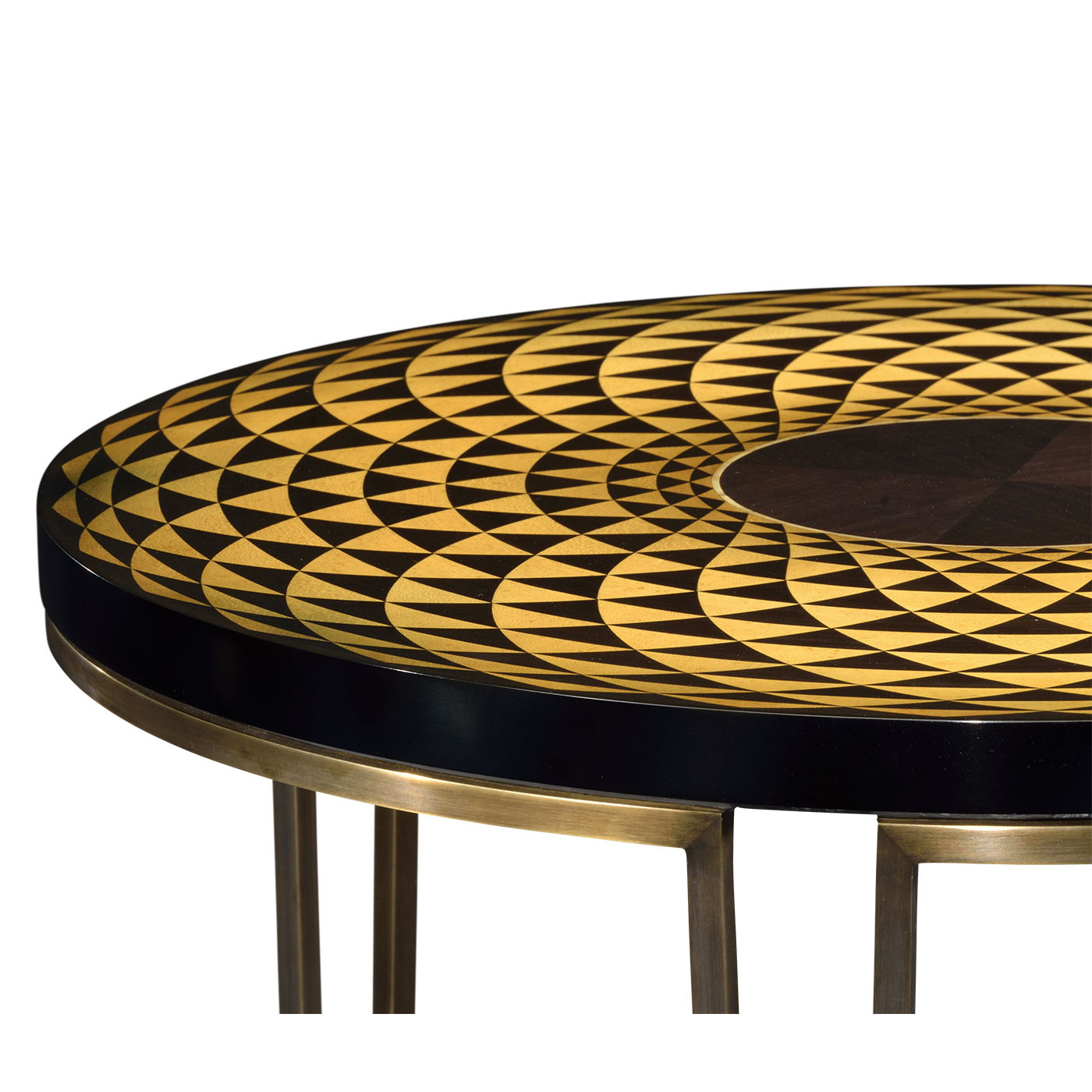Helical Round Lamp Table