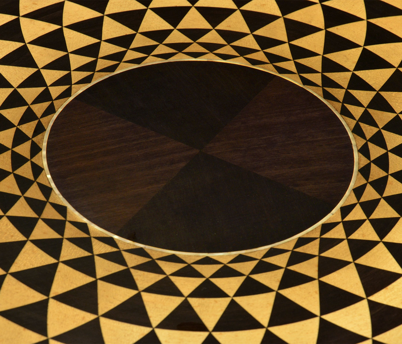 Helical Round Lamp Table