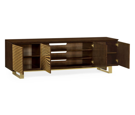 3D Op Art TV Entertainment Unit