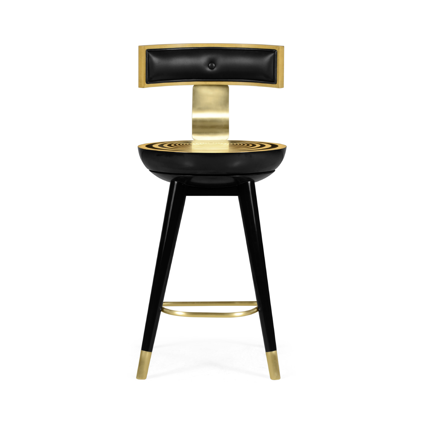Swivel Counter Stool with Back Support