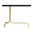 Oval Sofa Table with Tripod Base