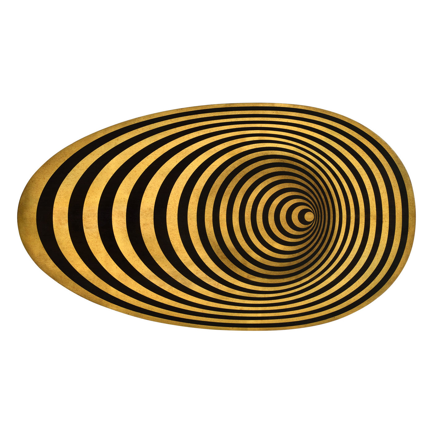 Oval Sofa Table with Tripod Base