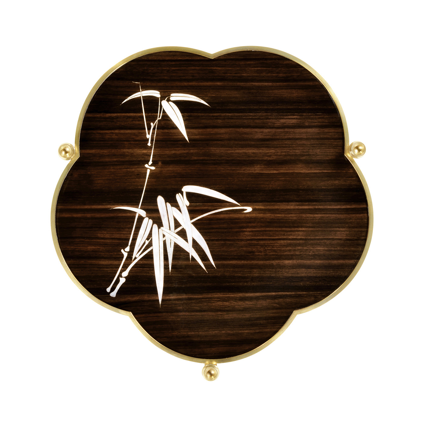 Bamboo Three-Tier End Table