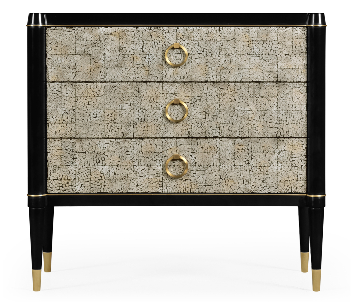 Small Light Grey Eggshell Chest of Drawers