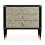 Small Light Grey Eggshell Chest of Drawers