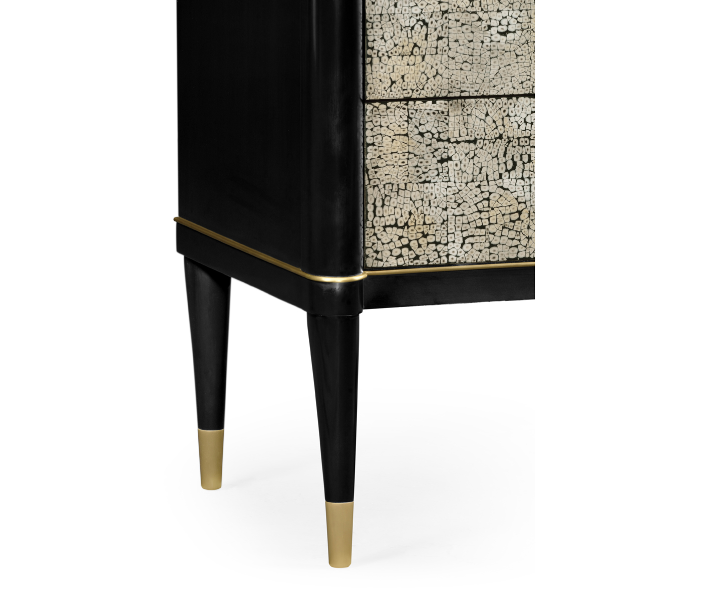 Small Light Grey Eggshell Chest of Drawers