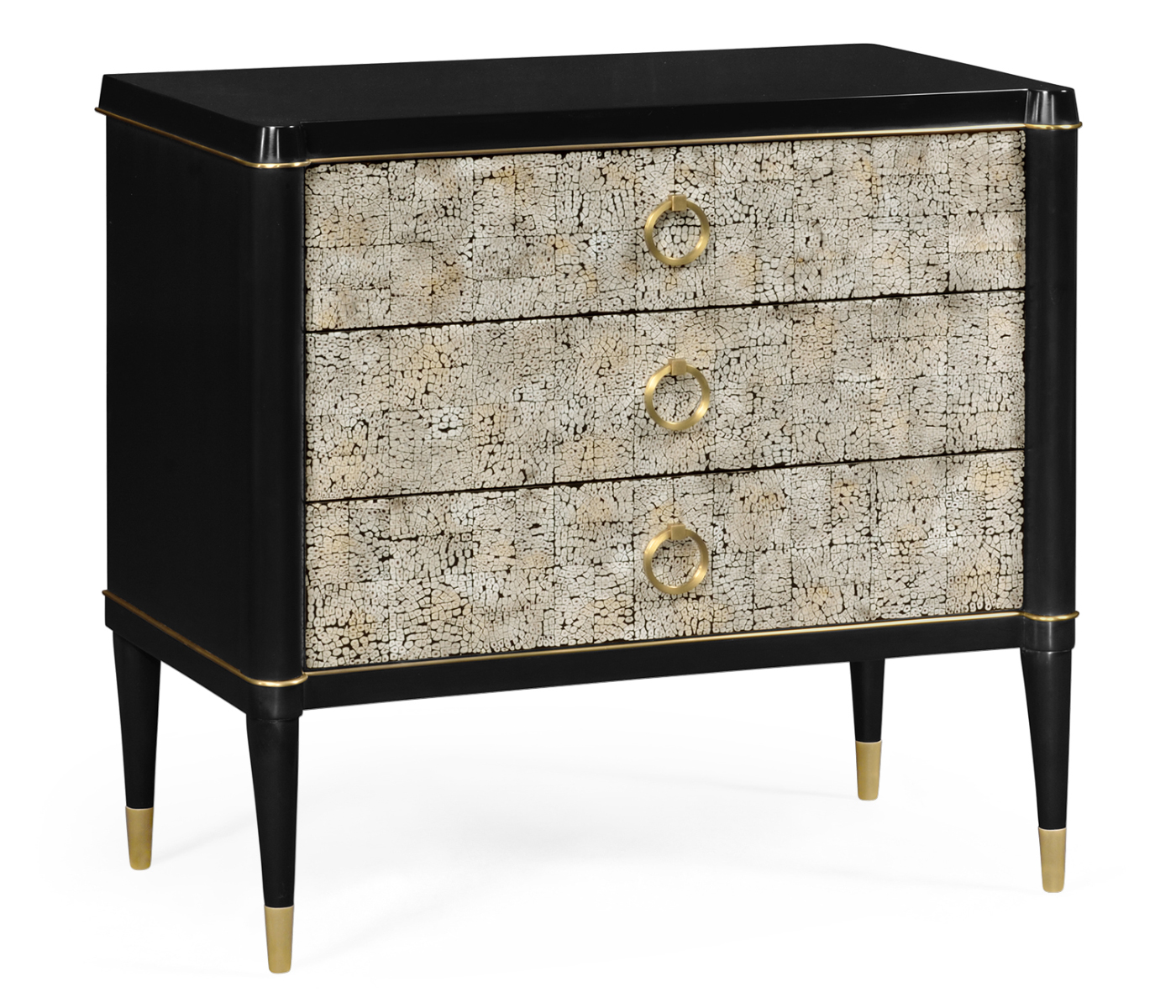 Small Light Grey Eggshell Chest of Drawers