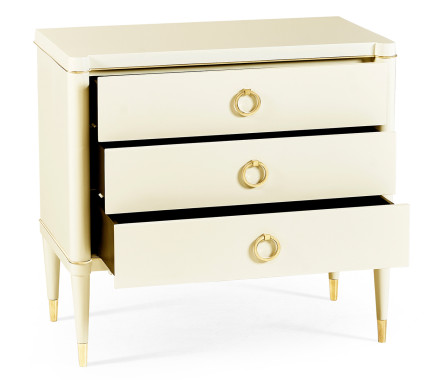 Small Ivory Chest of Drawers