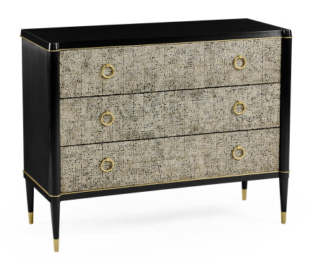 Large Light Grey Eggshell Chest of Drawers