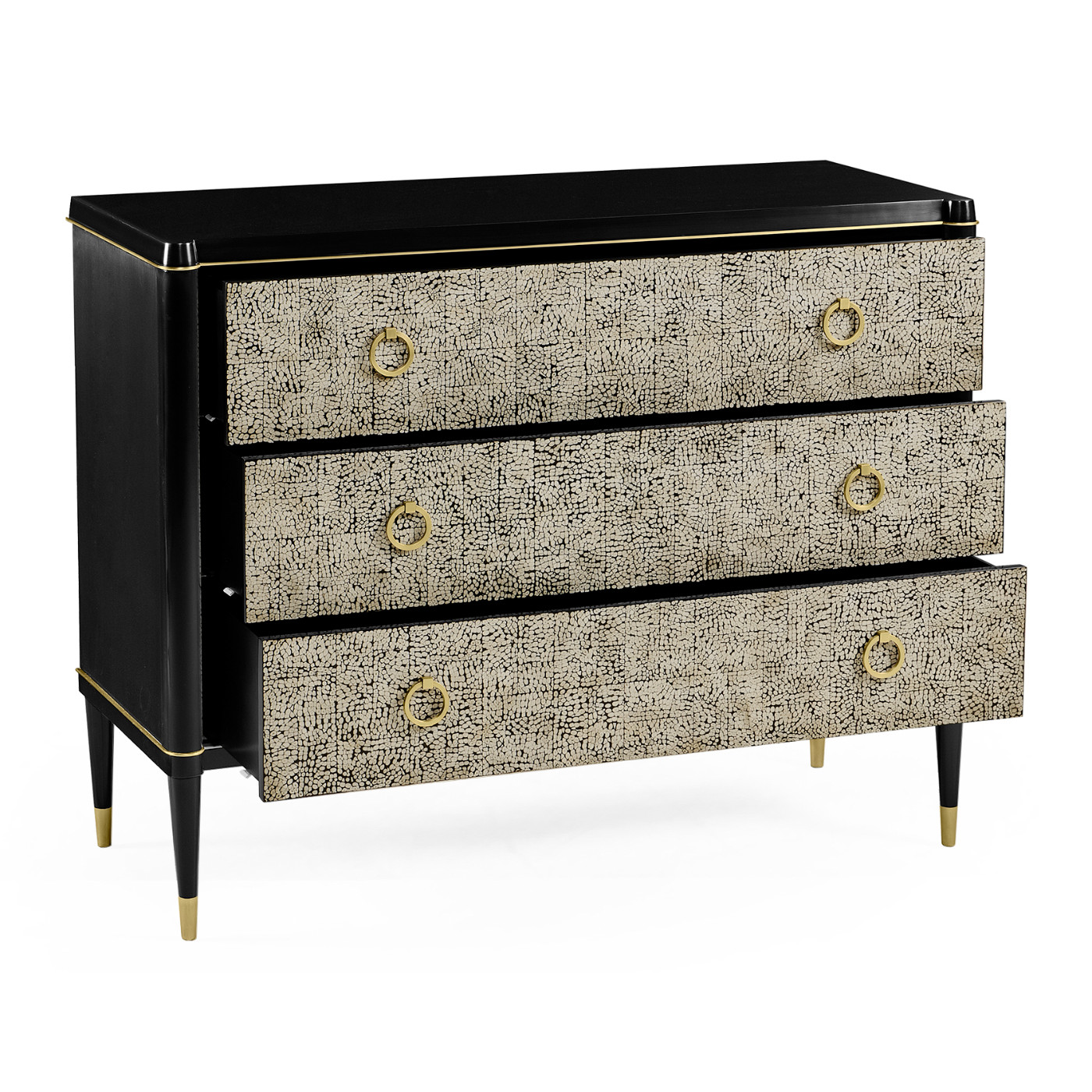 Large Light Grey Eggshell Chest of Drawers