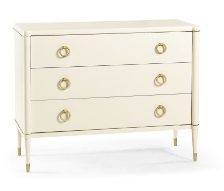 Large Ivory Chest of Drawers