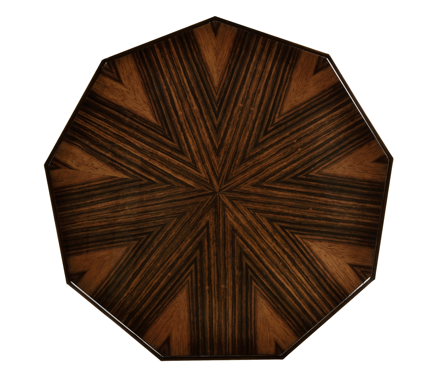 Nonagon Macassar Ebony Side Table