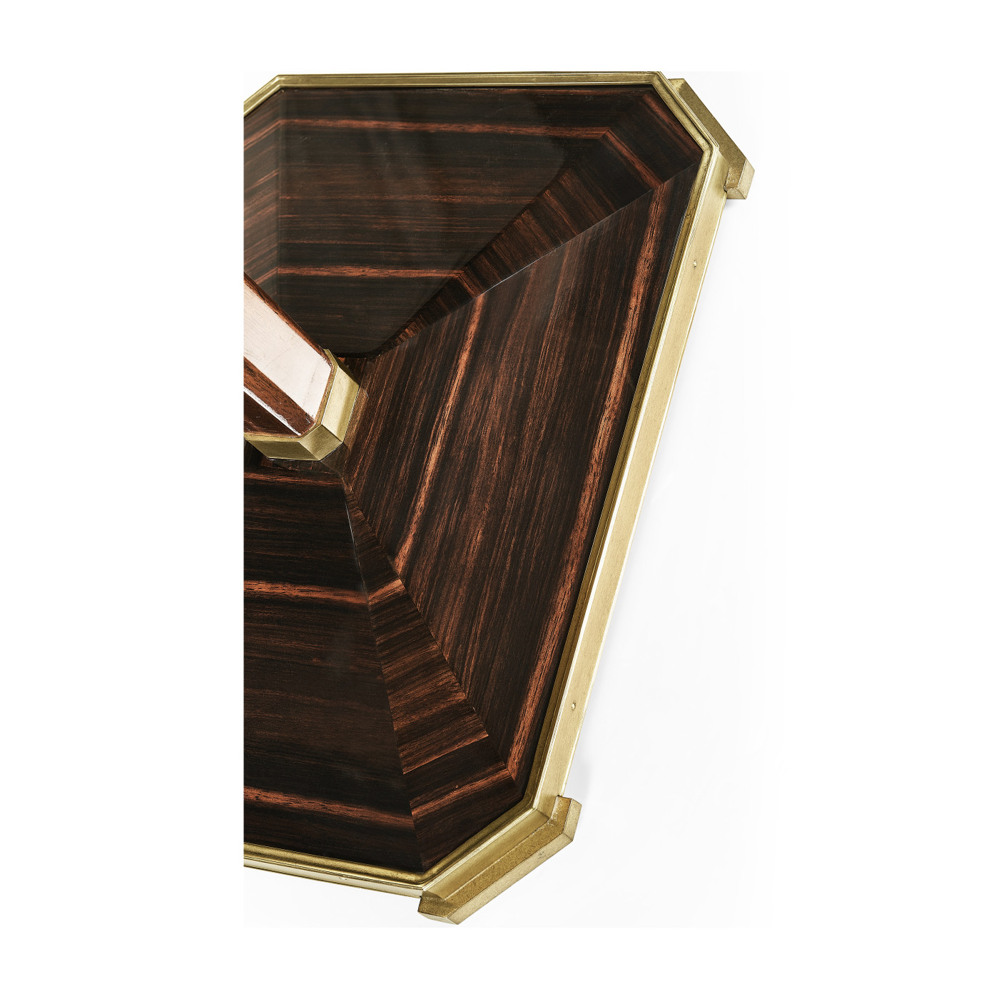 Rectangular Macassar Ebony Side Table