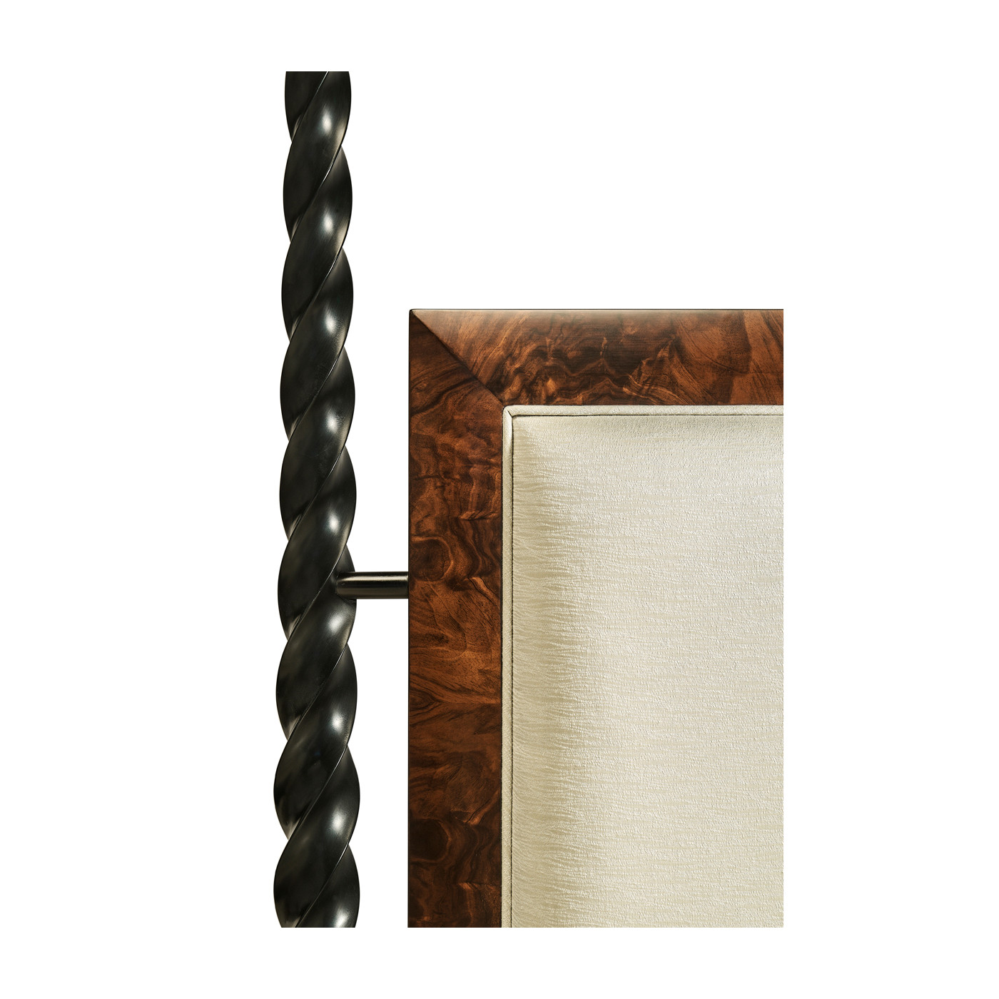 Tropical Walnut & Black Barleytwist US King Bed