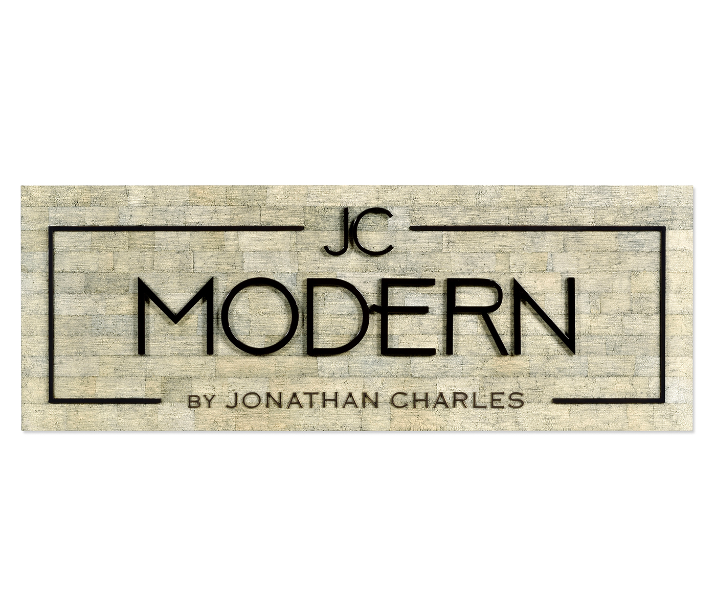JC Modern Logo Panel with Eggshell