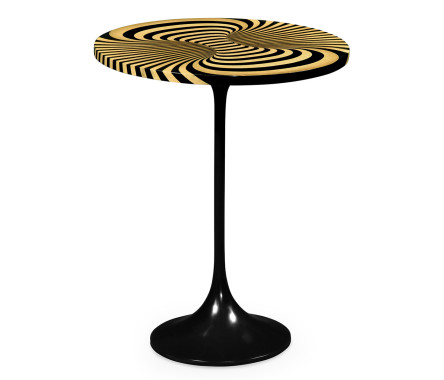 Op Art Side Table