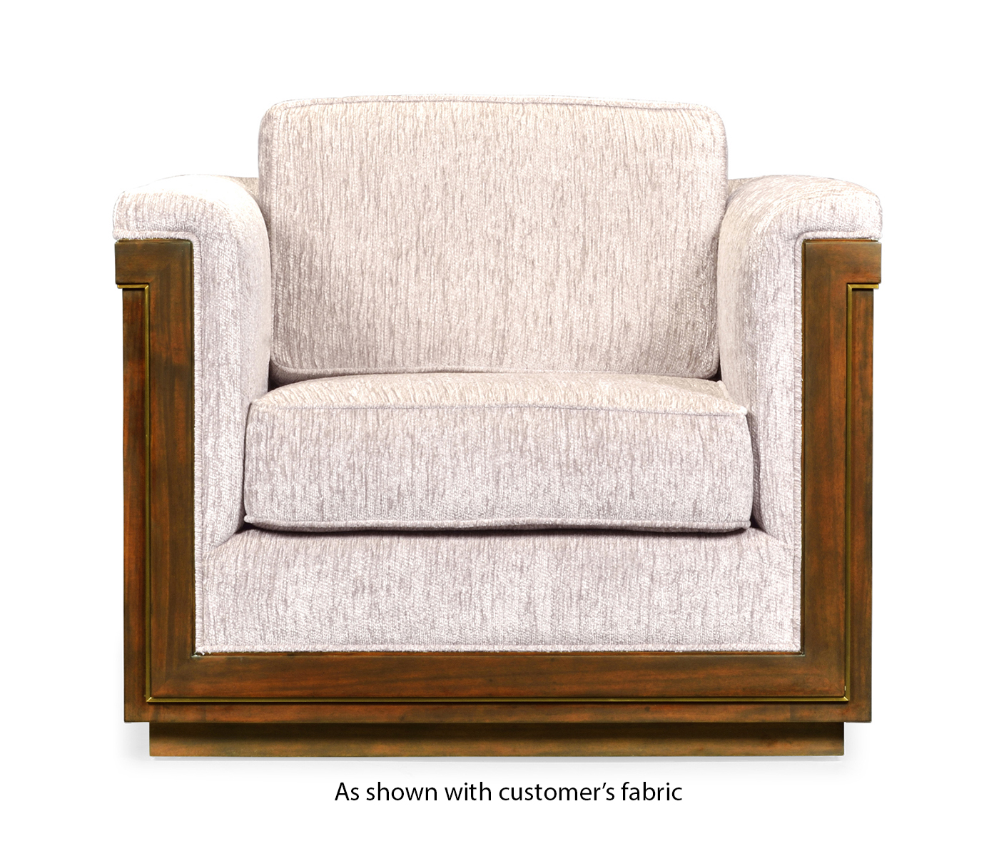 Antique Mahogany Brown High Lustre Chair