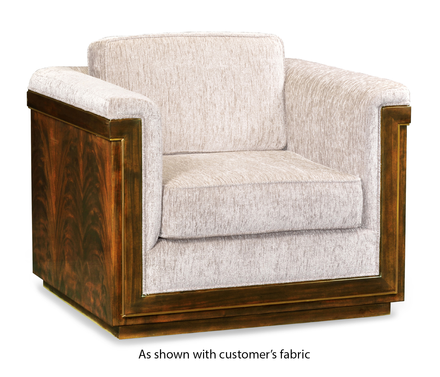 Antique Mahogany Brown High Lustre Chair