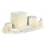 Dark Cream Eggshell Bathroom Accessory Set