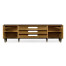 Dark Gold Walnut & Hand Painted TV Cabinet