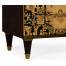 Dark Gold Walnut & Hand Painted TV Cabinet