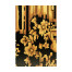 Dark Gold Walnut & Hand Painted TV Cabinet