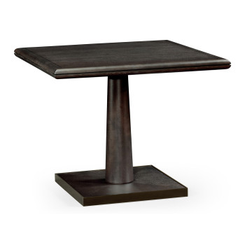 Square Dark Brown Ash Dining Table 35