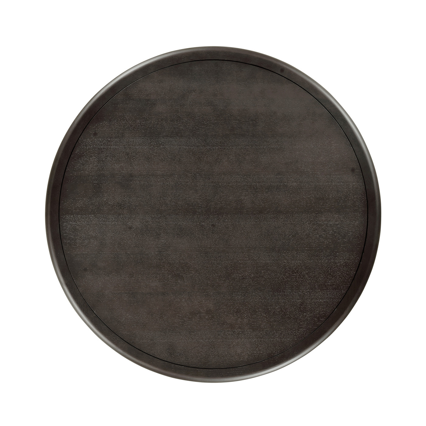 Round Dark Brown Ash Dining Table 41