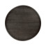 Round Dark Brown Ash Dining Table