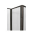 Dark Brown Ash & Grooved Glass Screen