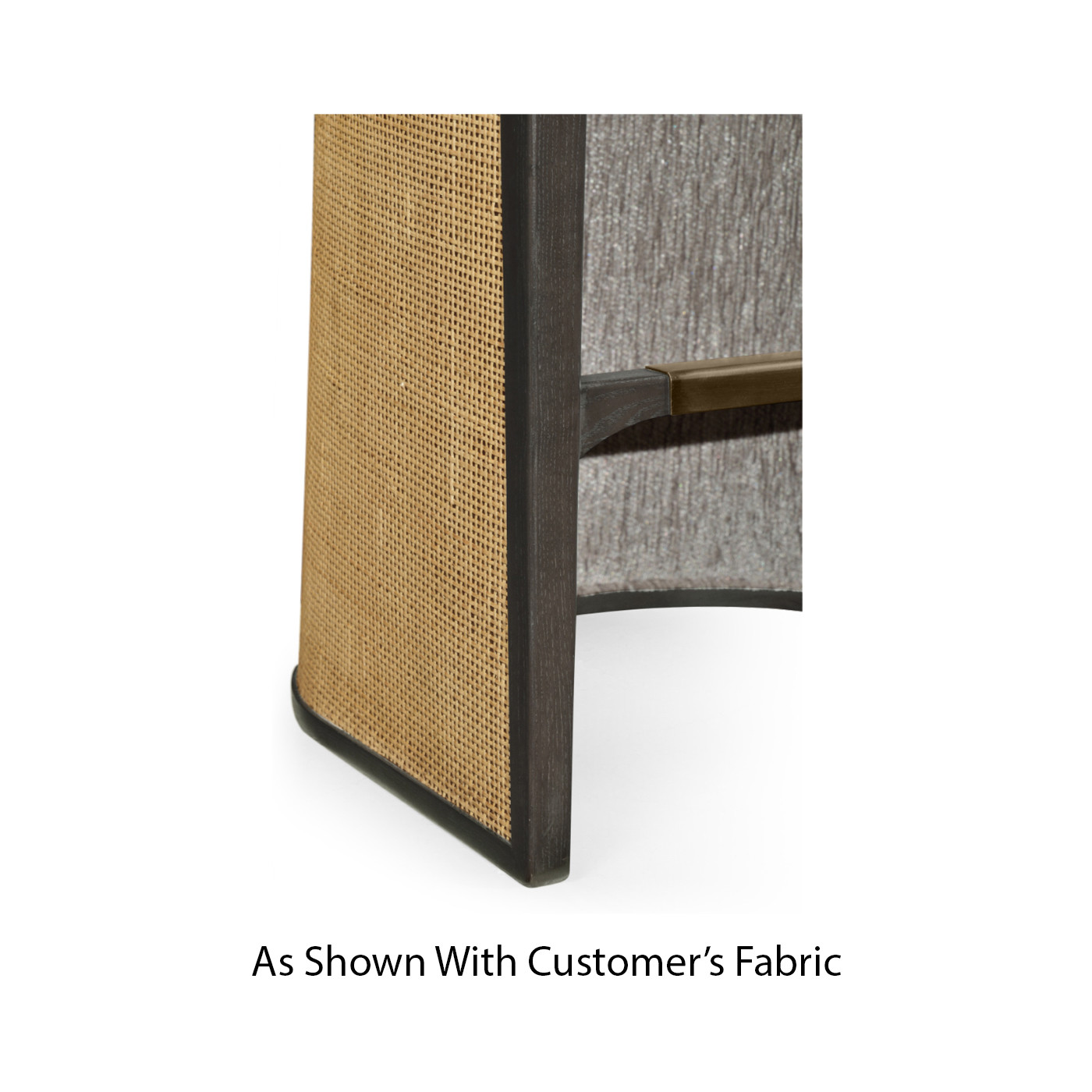 Dark Brown Ash Tub Bar Stool