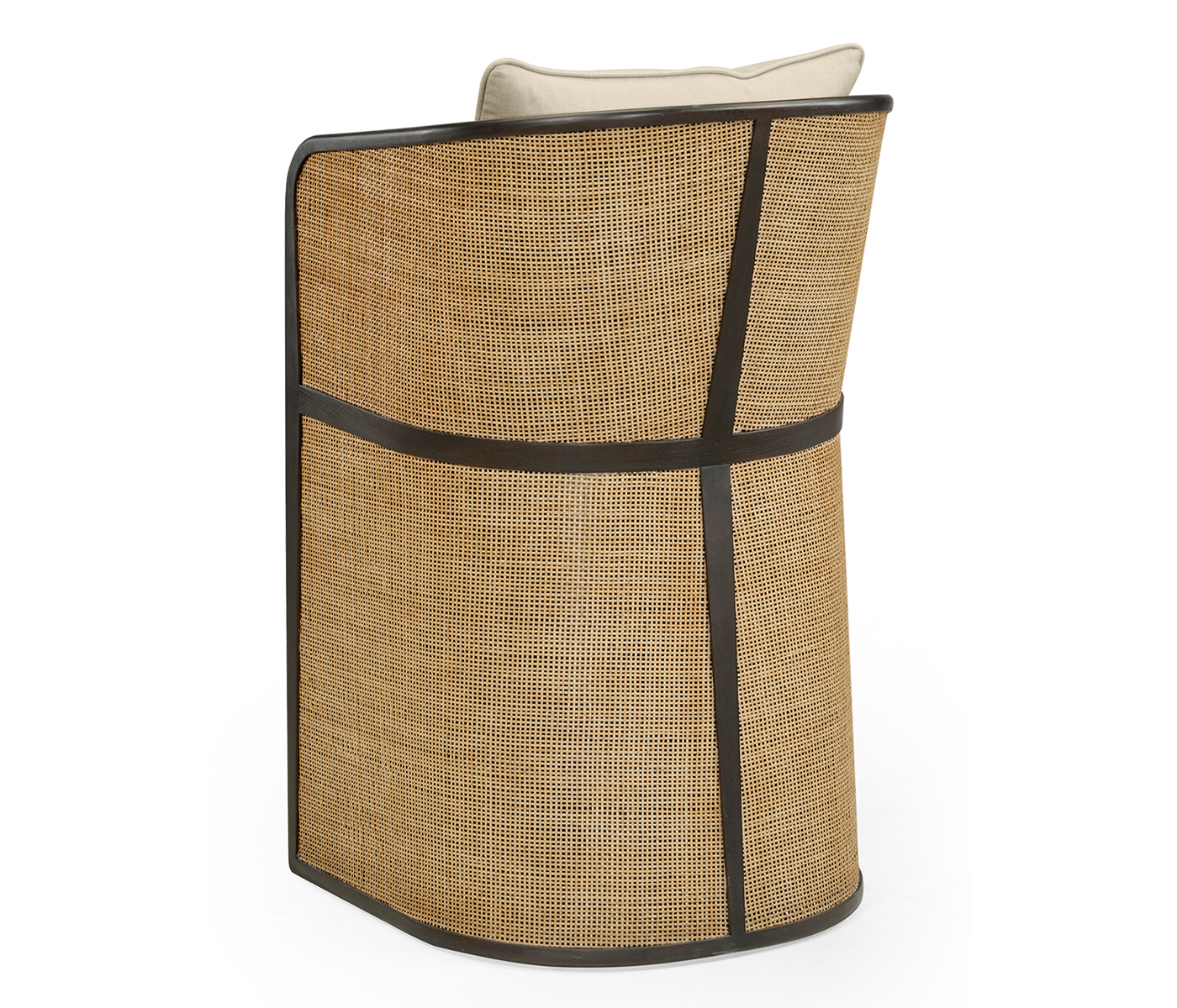 Dark Brown Ash Tub Counter Stool